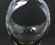Coupe Murano en verre transparent et fum