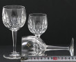 8 verres à vin en cristal H 15,5 cm et 8