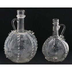 Paire de carafes hollandaises anciennes 