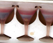 12 verres à cocktail, verrerie d'Hébron,