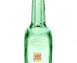 Soliflore en cristal teinté vert, marqué