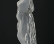 LEGRAS - Carafe à sujet en verre moulé t