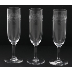 BACCARAT Modèle Sévigné - 6 flûtes en cr