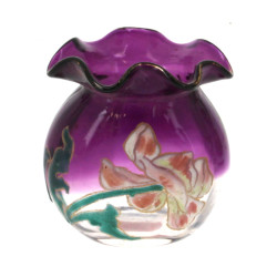 Dans le goût de LEGRAS - Petit vase à co