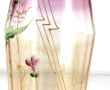 Vase circa 1920 en verre émaillé à décor