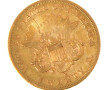 Pièce de 20 dollars or "1895", poids 33,