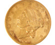 Pièce de 20 dollars or "1862", poids 33,