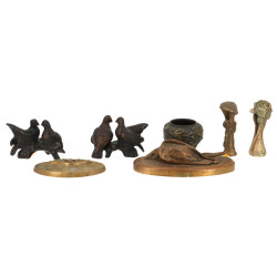 Petit lot d'objets anciens en bronze : 2
