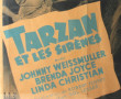 TARZAN et les sirènes - Affiche ancienne