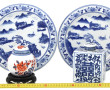CHINE fin Xxe deb XXIe - 2 plats ronds b