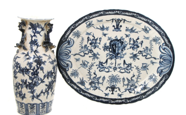 CHINE fin Xxe deb XXI e - Plat L.43 cm e