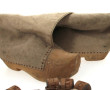 Grosse poulie en bois, paire de sabots d