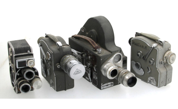 4 caméras vintages Bolex et Paillard (no