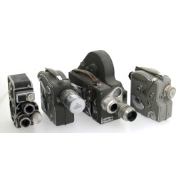 4 caméras vintages Bolex et Paillard (no