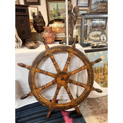 Barre à roue à 8 manetons. Diam. 100 cm