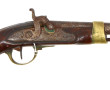 Pistolet à silex de marine, platine à si