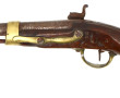 Pistolet à silex de marine, platine à si