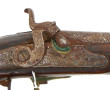 Pistolet à silex de marine, platine à si