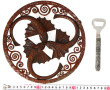 Dessous de plat en fer forgé à décor de 