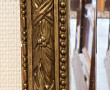 Miroir XIXème en bois et stuc doré 122 x