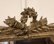 Miroir XIXème en bois et stuc doré 122 x