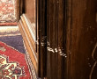 Miroir XIXème en bois et stuc doré 122 x
