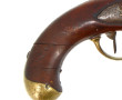 Pistolet de marine, platine à silex, tra