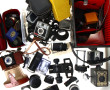 Lot d'accessoires d'appareils photos div