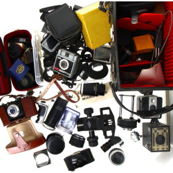 Lot d'accessoires d'appareils photos div