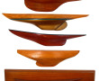 Ensemble de demi-coques de voiliers