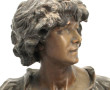 Buste de SARAH BERNHARDT en terre cuite 