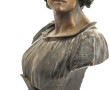 Buste de SARAH BERNHARDT en terre cuite 
