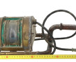 Feu ancien bicolore de bateau en laiton,