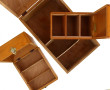 3 coffrets en bois clair pour le rangeme