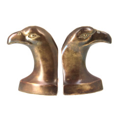 Serre-livres têtes d'aigle en métal, H 1