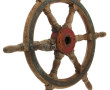 Barre à roue ancienne à 6 manetons, diam