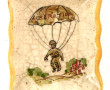 WW II - Petit vide-poche en faïence poly