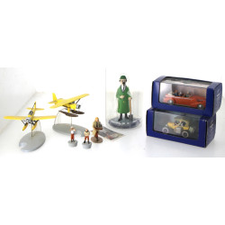 TINTIN - Lot comprenant une figurine sou