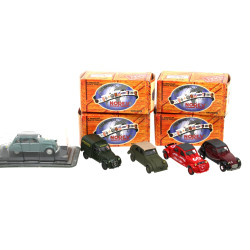 5 Citroen 2 cv 1/43 de différents modèl