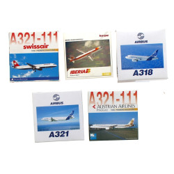 AVIATION - 5 modèles réduits d'avions de
