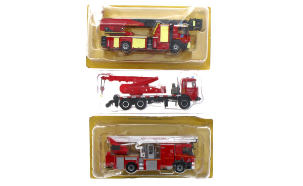Lot de 3 camions de pompier en BO états 