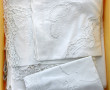 Lot de linge ancien dont linge brodé. Ca