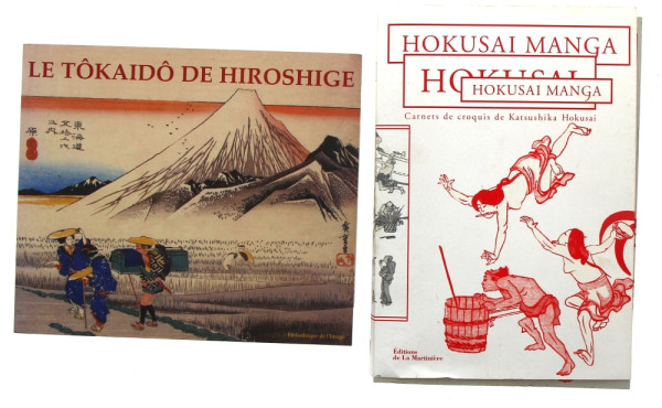 HOKUSAI - HIROSHIGE - 2 livres illustrés
