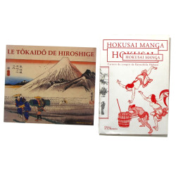HOKUSAI - HIROSHIGE - 2 livres illustrés