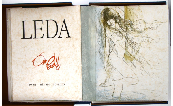 Pierre LOUYS / VALADIE - "LEDA", iIllust