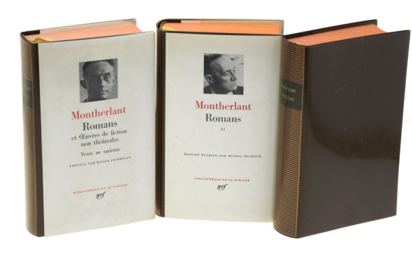 PLEIADE - Montherlant "Romans" 2 tomes e