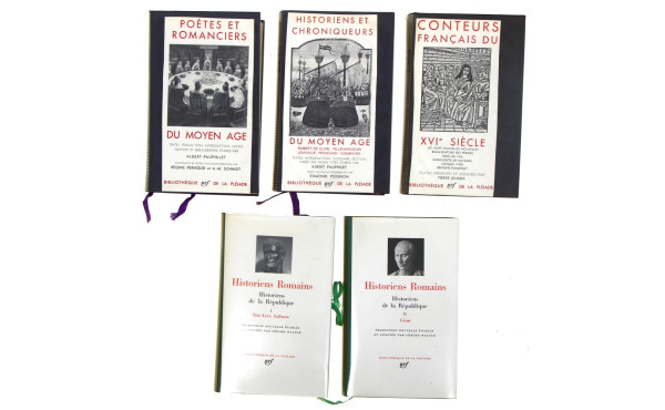 PLEIADE - 5 volumes: "Historiens et Chro