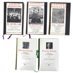 PLEIADE - 5 volumes: "Historiens et Chro