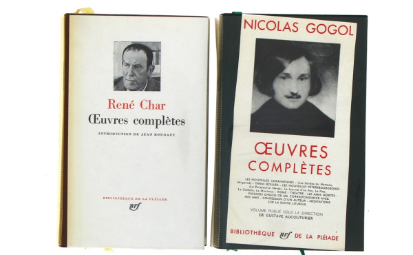 PLEIADE - 2 volumes: René Char "Œuvres c