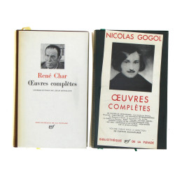 PLEIADE - 2 volumes: René Char "Œuvres c
